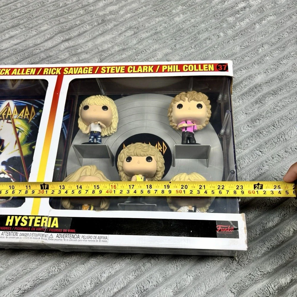 New Funko Pop! 2022 Def Leppard Hysteria Album Deluxe Vinyl 5 Figures Limited Ed